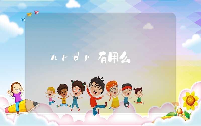 npdp有用么